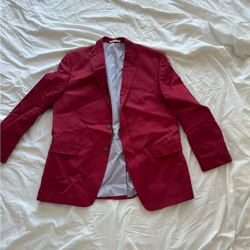 Lauren Ralph Lauren Men's Red Sport Coat Blazer